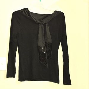 NWT Sequin Accent Sweater L